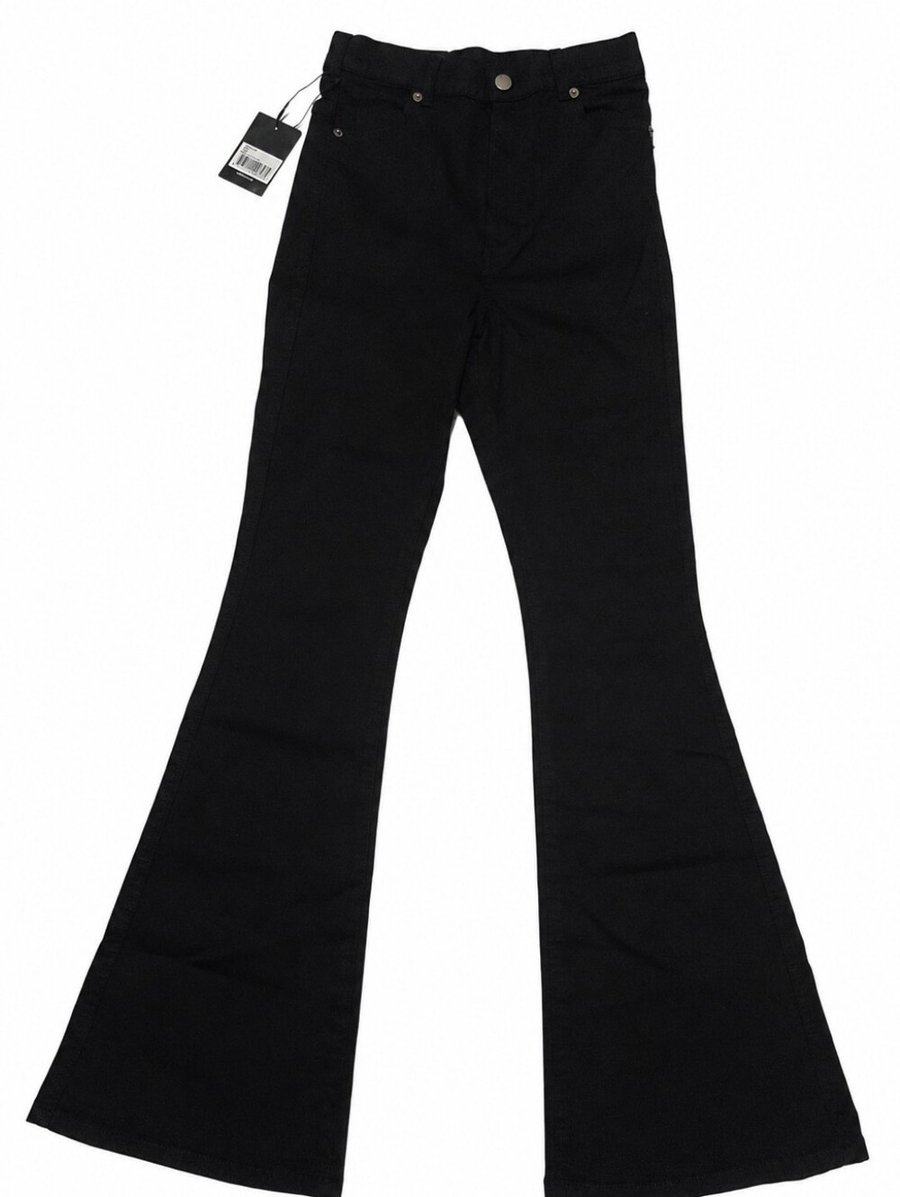 DR DENIM Moxy Flare Black Super Skinny High-Rise Jeans Medium /30L NWT